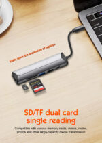 DS-56H LDNIO | PD100W 5 In1 USB-C Multi-function Docking Station Type-c Data Hub For Computer Laptop - Image 16