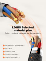 LC922C | LDNIO 240W High Power PD3.1 Fast Charging Data Cable |2M - Image 20