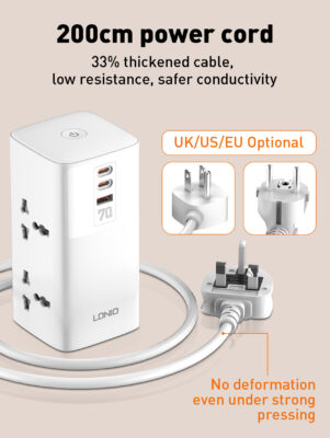 SC4383 | LDNIO 70W Multifunctional Universal Desktop Power Adapter - Image 20