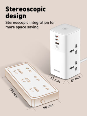 SC4383 | LDNIO 70W Multifunctional Universal Desktop Power Adapter - Image 21