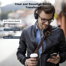 ⁦LS-Y81C | كيبل تحويل من AUX الى type-c للأنظمة الصوتية بطول 1 متر⁩ - الصورة ⁦5⁩