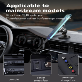 ⁦LS-Y81C | كيبل تحويل من AUX الى type-c للأنظمة الصوتية بطول 1 متر⁩ - الصورة ⁦6⁩