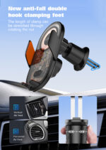 MW30 | LDNIO Wireless Charging Car Phone Holder - Image 10