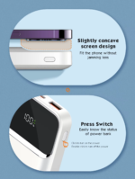 PQ12| LDNIO10000mAh Magnetic Wireless Power Bank - Image 7