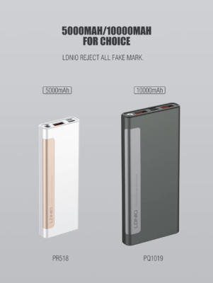 PR1018 | LDNIO Mini power bank With 5000mAh/18.5Wh Capacity For iPhone Charging Mobile Phone USB Devices - Image 9