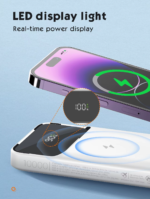 PQ12| LDNIO10000mAh Magnetic Wireless Power Bank - Image 9