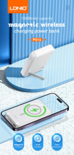 PQ16 | LDNIO10000mAh Magnetic Wireless Power Bank - Image 16