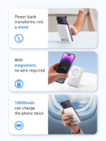 PQ16 | LDNIO10000mAh Magnetic Wireless Power Bank - Image 11