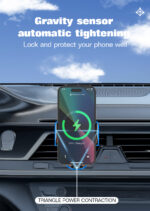 MW30 | LDNIO Wireless Charging Car Phone Holder - Image 6