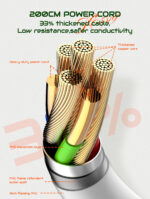 SC5319 | LDNIO Multi Socket Extension Lead with 5 AC 3 USB Power Socket Plug Extender 2M - Image 11