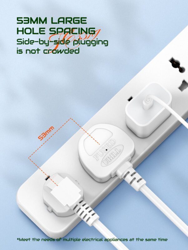 SC5319 | LDNIO Multi Socket Extension Lead with 5 AC 3 USB