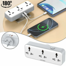 SC3317 | LDNIO 3 AC Outlets Portable Extension Power Socket - Image 2