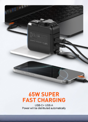 Q2618 | 65W GaN Supper Fast Universal Travel Charger - Image 5