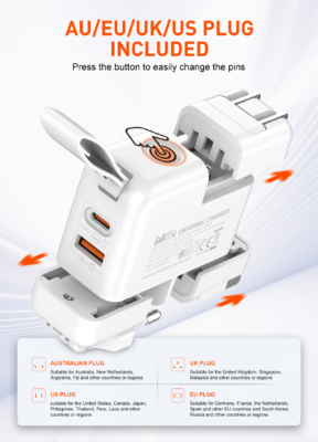 Q2618 | 65W GaN Supper Fast Universal Travel Charger - Image 9
