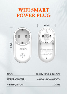 SEW1058 | Ldnio Wi-Fi Smart Power Socket LED Night Lamp Power Strip - Image 13