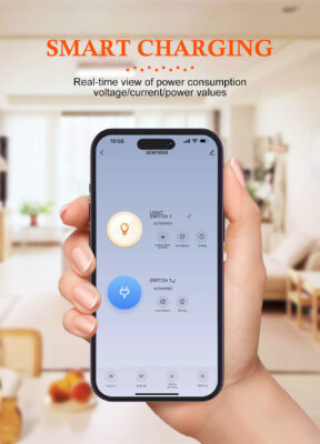 SEW1058 | Ldnio Wi-Fi Smart Power Socket LED Night Lamp Power Strip - Image 6