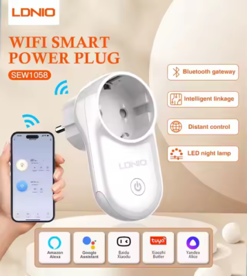 SEW1058 | Ldnio Wi-Fi Smart Power Socket LED Night Lamp Power Strip - Image 2