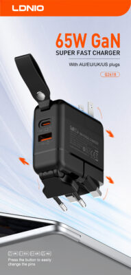 Q2618 | 65W GaN Supper Fast Universal Travel Charger - Image 17