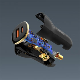 C103 | LDNIO 60W PD QC Super Fast Car charger with type-C Cable - Image 4