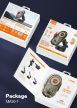 ⁦MA30-1| حامل تابلوه سيارة للهاتف وشاحن لاسلكي  يفتح و يغلق اتوماتيك بقدرة 15وات⁩ - الصورة ⁦20⁩