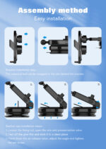 ⁦MA30-1| حامل تابلوه سيارة للهاتف وشاحن لاسلكي  يفتح و يغلق اتوماتيك بقدرة 15وات⁩ - الصورة ⁦6⁩
