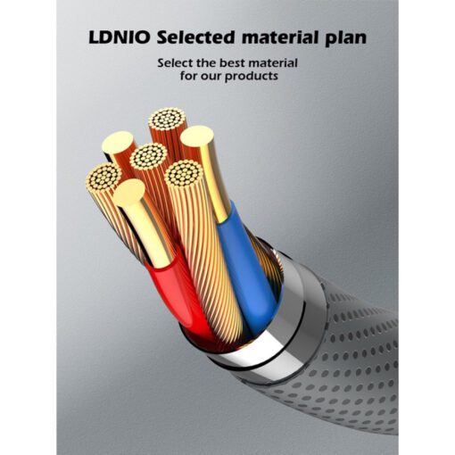 LC442i |LDNIO Original 30W Fast Charging PD QC Usb Data Type C To lightning  Charger Cable For iPhone 2M - Image 10