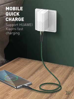 ⁦LC101 لدنيو |كابل شحن 65وات نوع تايب سي الى تايب سي USB-C TO type-c⁩ - الصورة ⁦5⁩