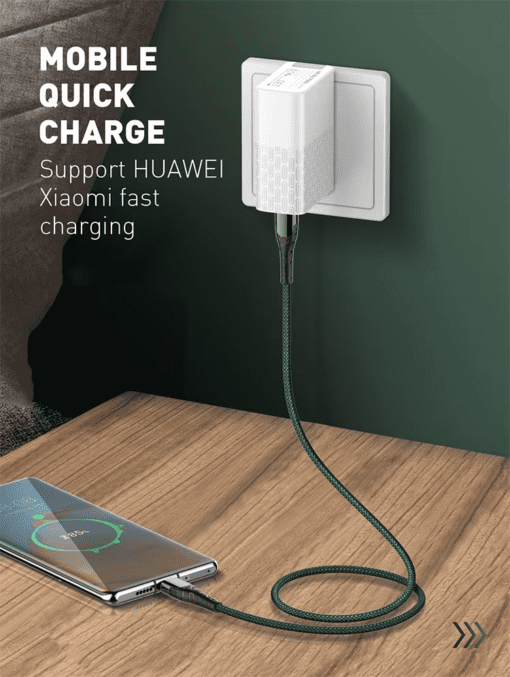LC101 | LDNIO 65W Fast Charging PD Type C to Type C Cable — 1M - Image 5