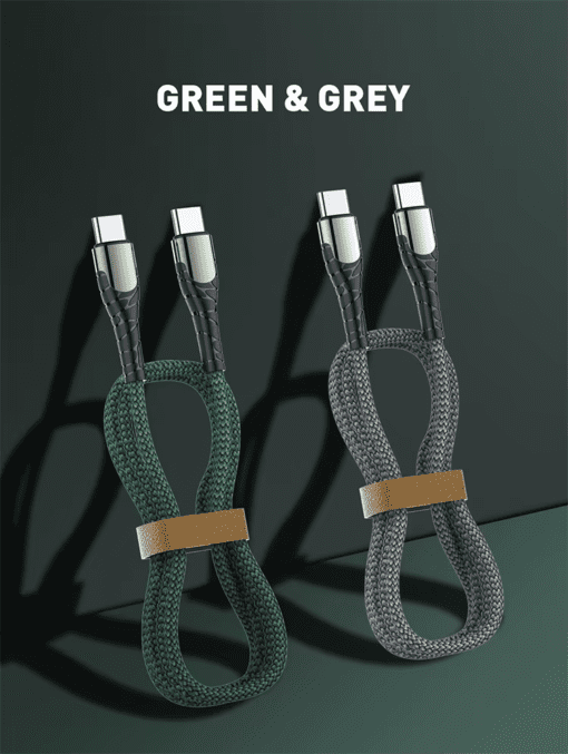 LC101 | LDNIO 65W Fast Charging PD Type C to Type C Cable — 1M - Image 8