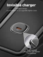 ⁦C106 | شاحن السيارة السريع بقوة 30 وات مخرج تايب سي للشحن – قوة وأمان أثناء التنقل مع كبل تايب سي ايفون⁩ - الصورة ⁦8⁩