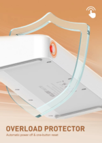 LDNIO | SC4408C Extension Power Socket 4AC 2USB+2USB-C Power Strip - Image 4