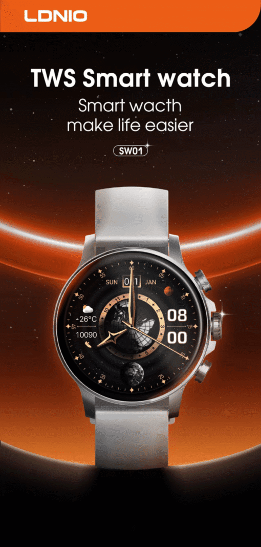 SW01 | High-performance device smartwatch color silver - Image 13
