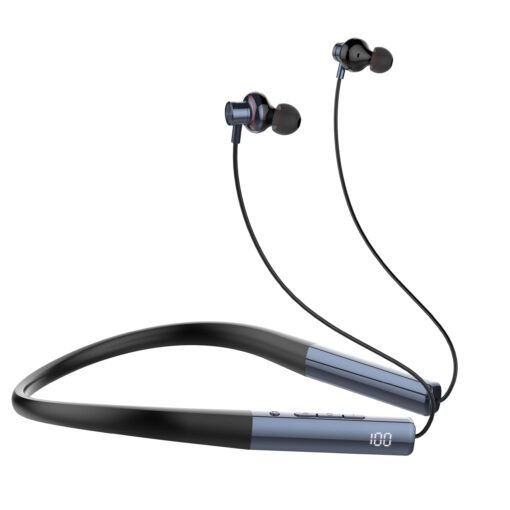 N01 | LDNIO Wireless stereo headset Neckband bluetooth headset Blue - Image 13