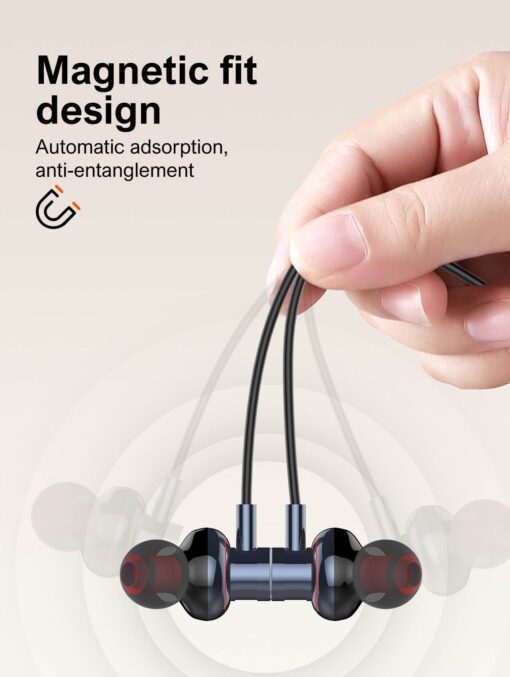 N01 | LDNIO Wireless stereo headset Neckband bluetooth headset Blue - Image 20