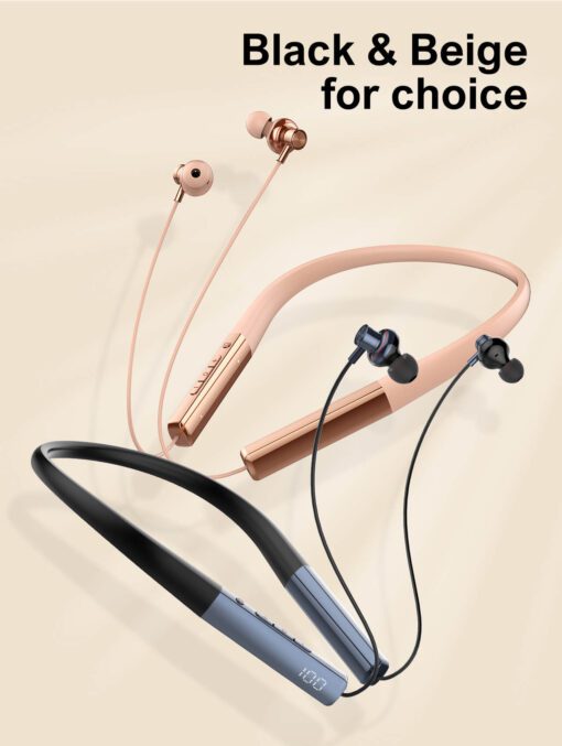 N01 | LDNIO Wireless stereo headset Neckband bluetooth headset Blue - Image 21