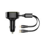 30W Wired Type-C OR Lightning Ultra Fast Car Charger C107 - Image 11