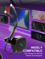 30W Wired Type-C OR Lightning Ultra Fast Car Charger C107 - Image 16