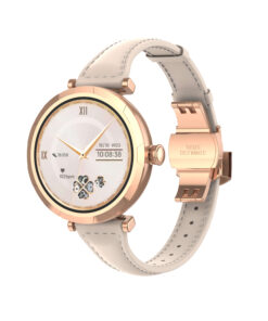 SW02 | LDNIO Compact and Round Smart Watch GOLD