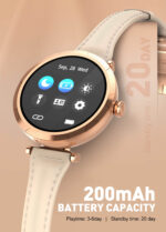 SW02 | LDNIO Compact and Round Smart Watch GOLD - Image 12