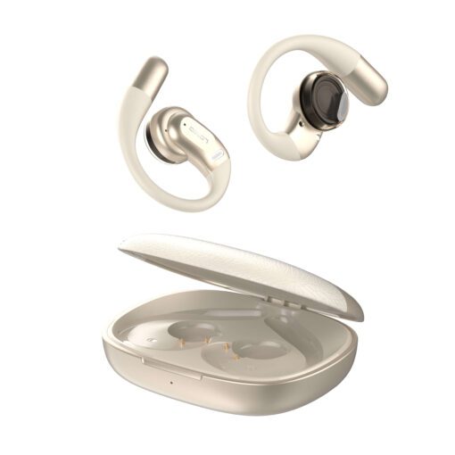 T12 | LDNIO Wireless Stereo BT Earbuds Over-Ear Headphones | Golden - Image 12