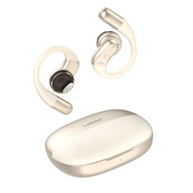 T12 | LDNIO Wireless Stereo BT Earbuds Over-Ear Headphones | Golden