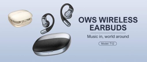 T12 | LDNIO Wireless Stereo BT Earbuds Over-Ear Headphones | black - Image 11
