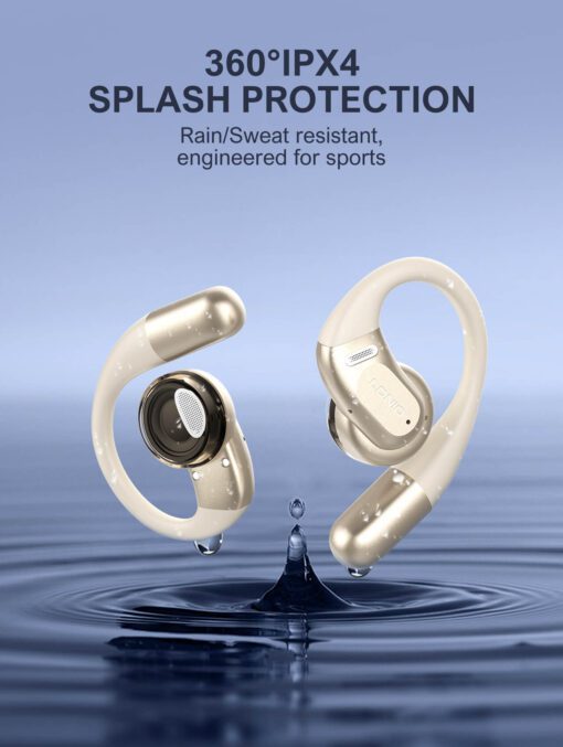T12 | LDNIO Wireless Stereo BT Earbuds Over-Ear Headphones | black - Image 12