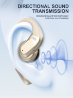 T12 | LDNIO Wireless Stereo BT Earbuds Over-Ear Headphones | black - Image 6