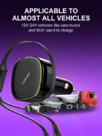 30W Wired Type-C OR Lightning Ultra Fast Car Charger C107 - Image 6