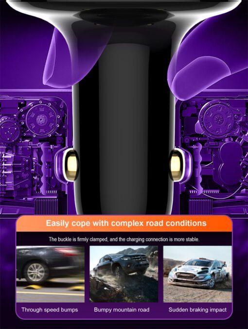 30W Wired Type-C OR Lightning Ultra Fast Car Charger C107 - Image 7