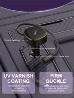 30W Wired Type-C OR Lightning Ultra Fast Car Charger C107 - Image 4