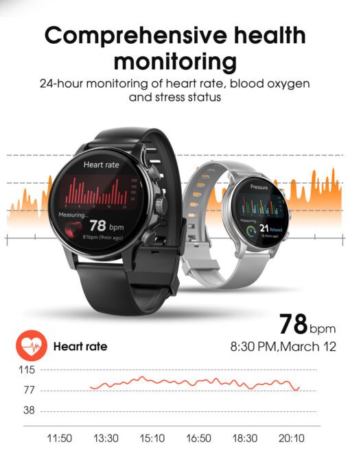 SW01 | High-performance device smartwatch color silver - Image 9