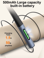 N01 | LDNIO Wireless stereo headset Neckband bluetooth headset Blue - Image 12