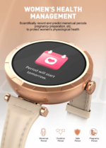 SW02 | LDNIO Compact and Round Smart Watch GOLD - Image 11